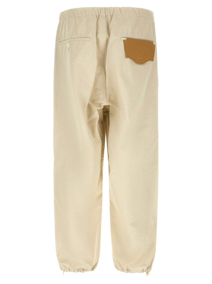 Maison Mihara Yasuhiro Ripstop Parachute Pantaloni - Beige | 7ae1d06e77b5a5fee659524664bd5febe87fceb6