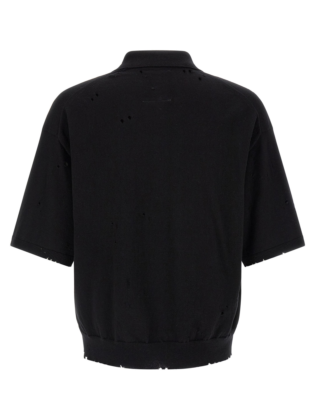 Maison Mihara Yasuhiro Embroidery  Shirt Polo - Nero | 575e674b59621e2e04f7c31048f3d61cfd81144c