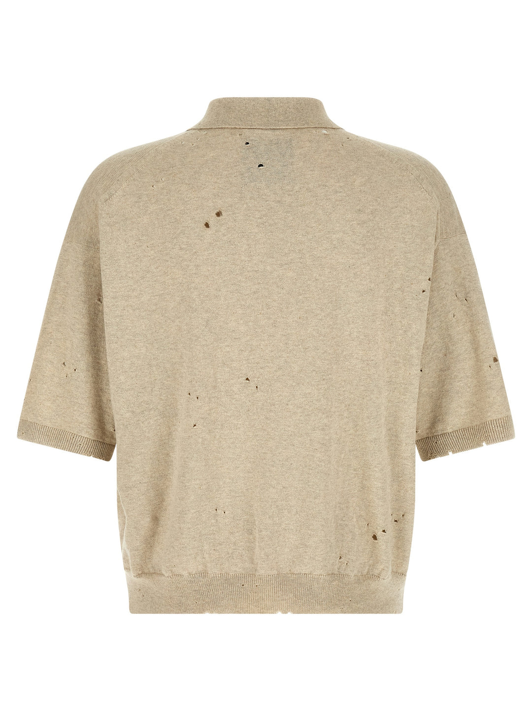 Maison Mihara Yasuhiro Embroidery  Shirt Polo - Beige | ff1f8d5f071f8cd84a284a8957b65bbd38ab1a1d