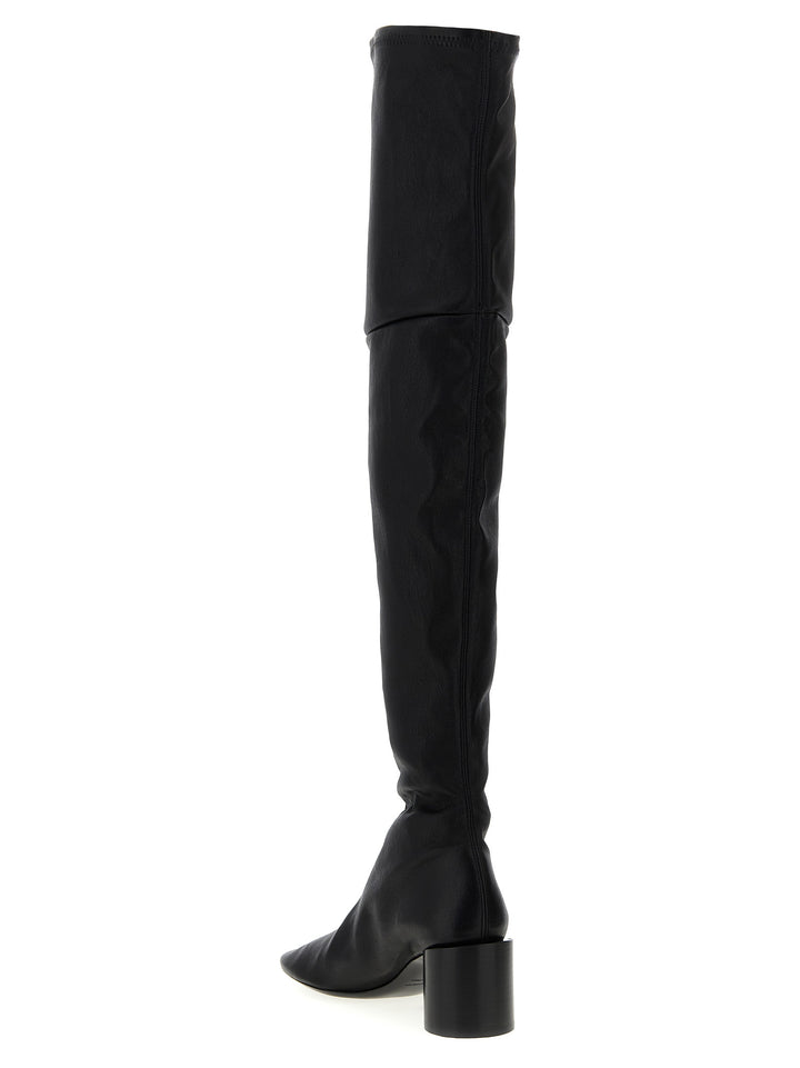 Jil Sander Nappa Boots Stivali e Stivaletti - Nero | e883ed7126da05f630074edaaa349374616d821a