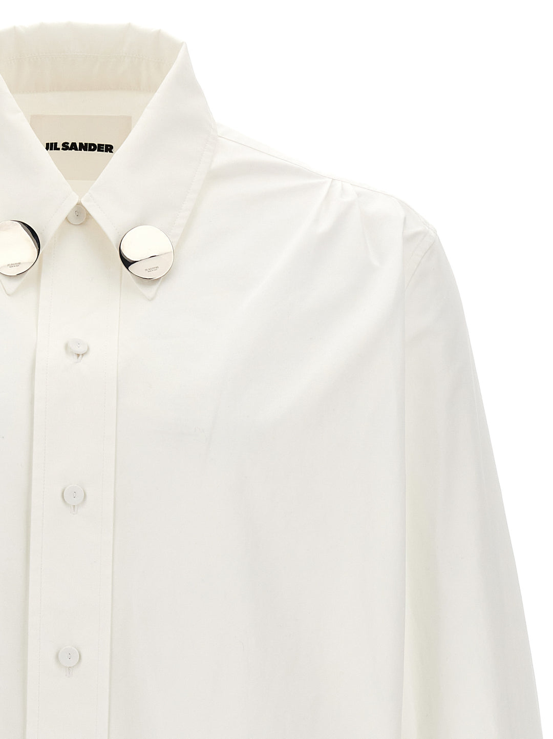 Jewel Detail Shirt Camicie Bianco