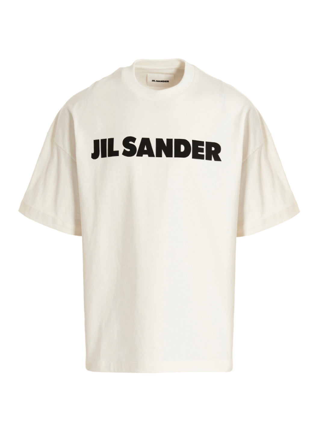 Jil Sander Logo Print T shirt - Bianco/Nero | cdfbb1c55e19f6d160d03355673f7fde4af68290