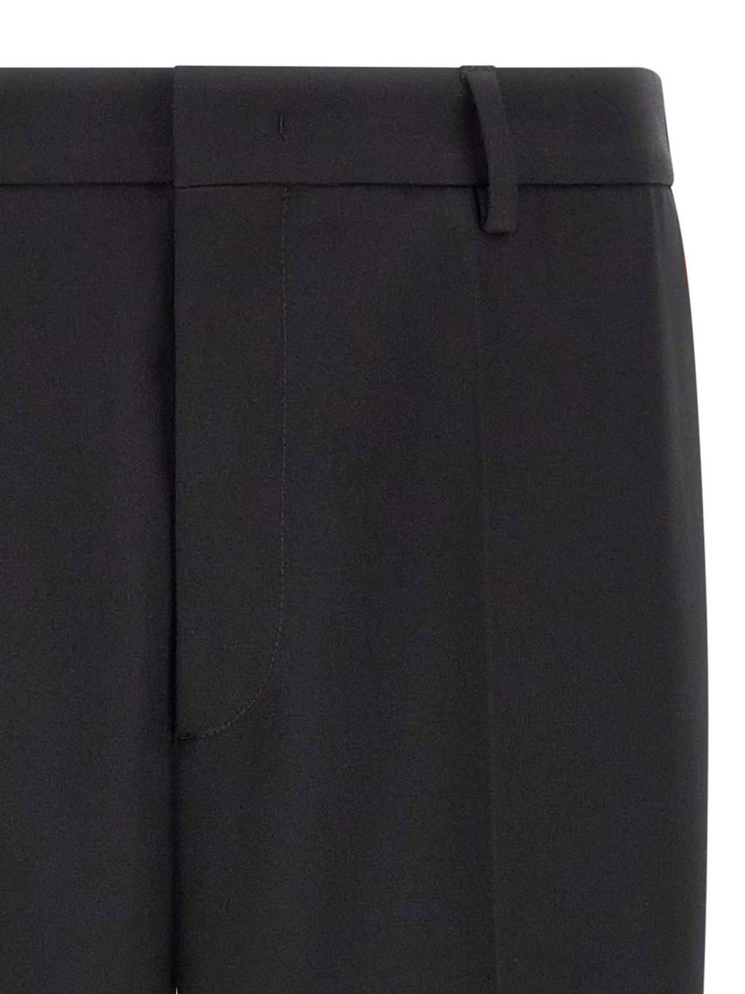 Jil Sander Technical Gabardine Trousers Pantaloni - Nero | ba417a7e0d500a94477d8b885bdbe3ce159bff0a