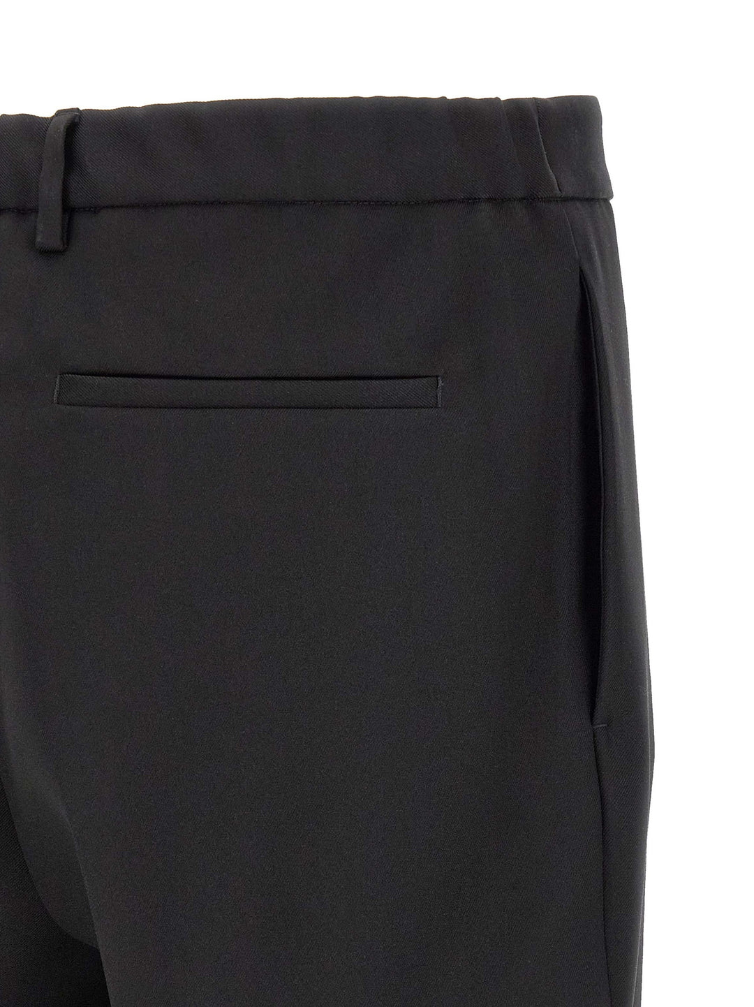 Jil Sander Technical Gabardine Trousers Pantaloni - Nero | 45b39bb038072b2e86fcf3b6ab56200e449ed37d