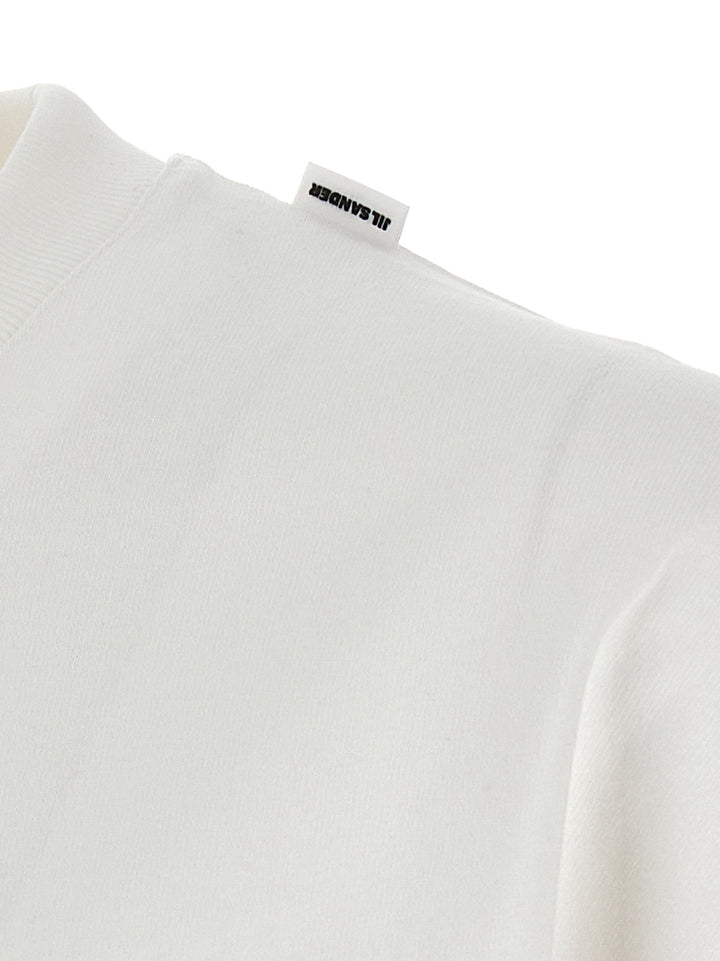 Jil Sander Basic T shirt - Bianco | 051adb88620793ef7cb6f2d5921777007cbc13f8