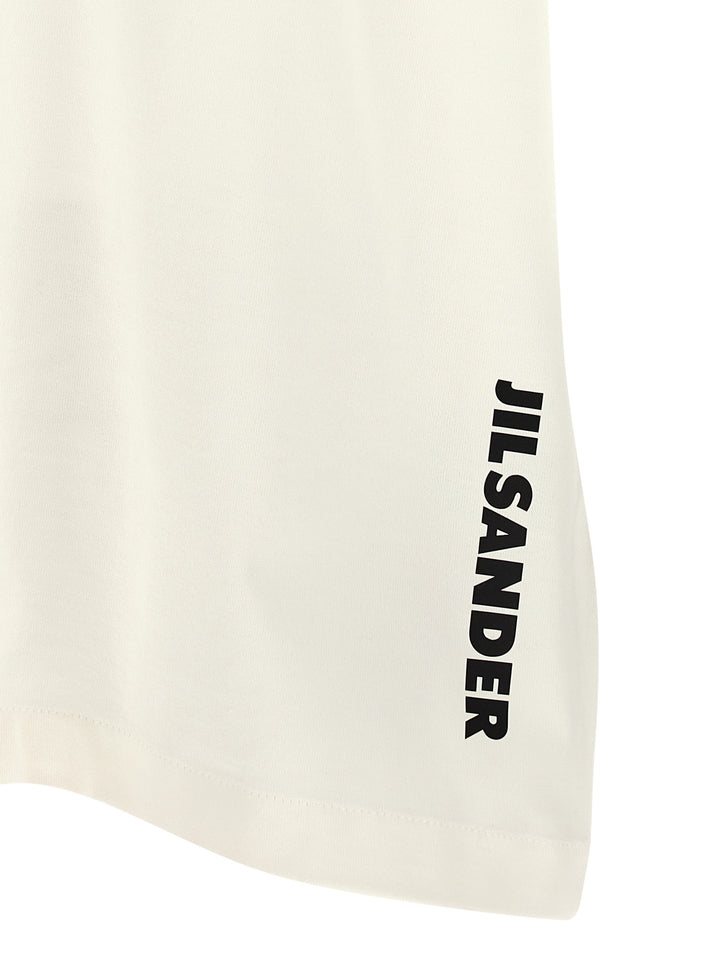 Jil Sander Logo T shirt - Bianco/Nero | 76204e3d838ff7c875b7ac3faa66f735cc83369c