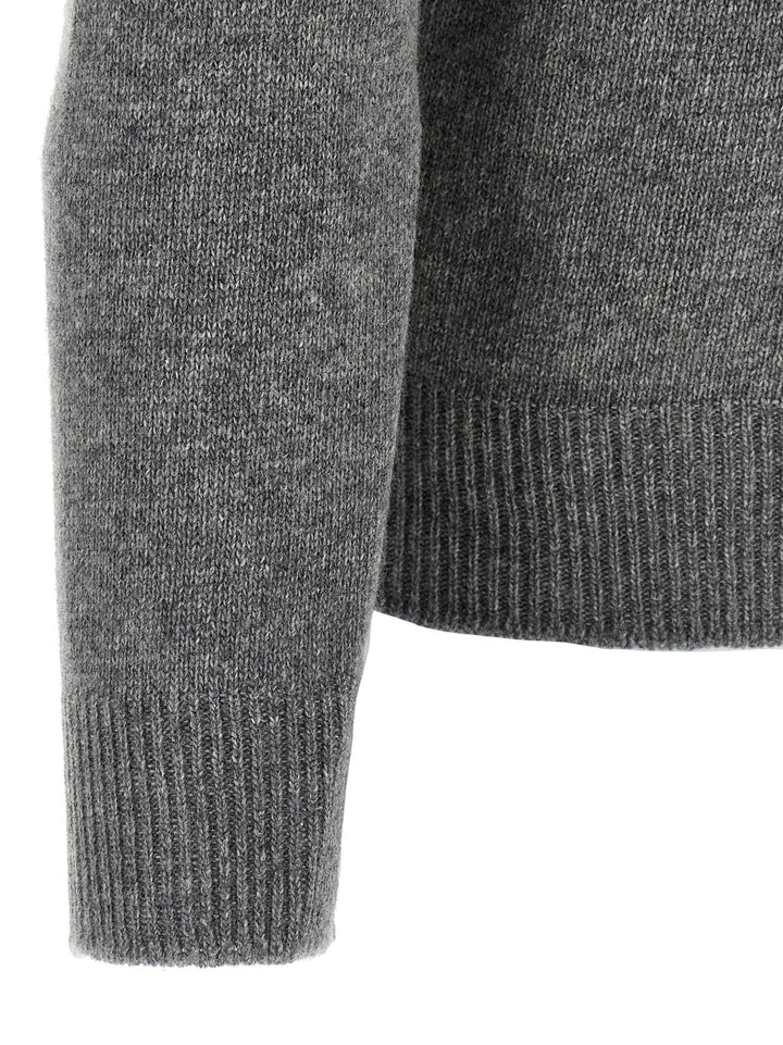 Jil Sander Cashmere Wool Sweater Maglioni - Grigio | 3ce98ae93ff56de9e334748f636d0fd262443524