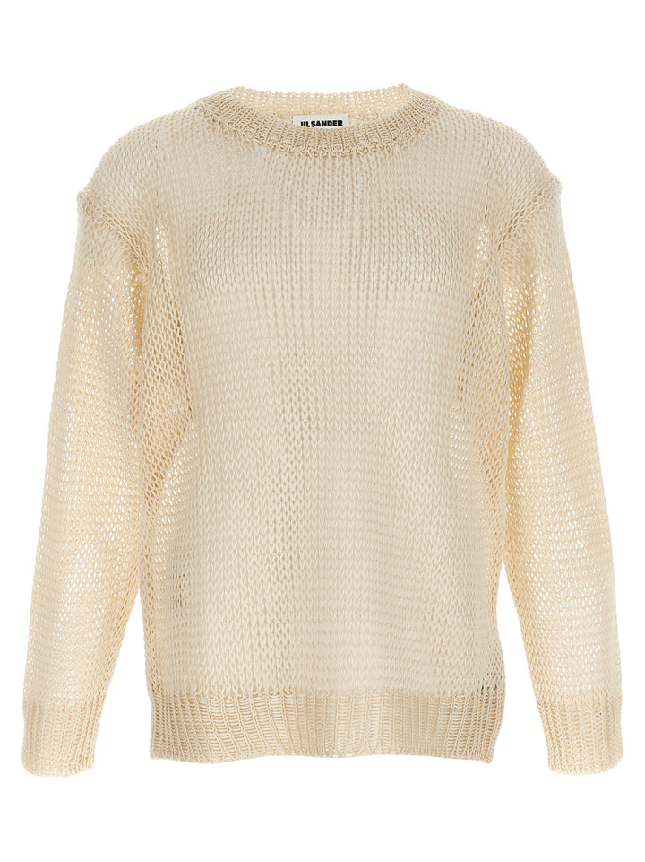 Jil Sander Net Mesh Maglioni - Beige | b0f495b34df369a004155003165d37cf14e26e7b