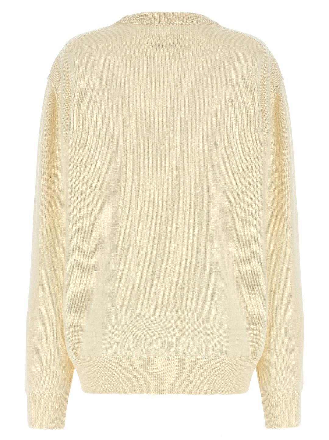 Jil Sander Wool Sweater Maglioni - Bianco | 18e7af824c63a37e09a5cdf1bf6d5dd24c38fc10