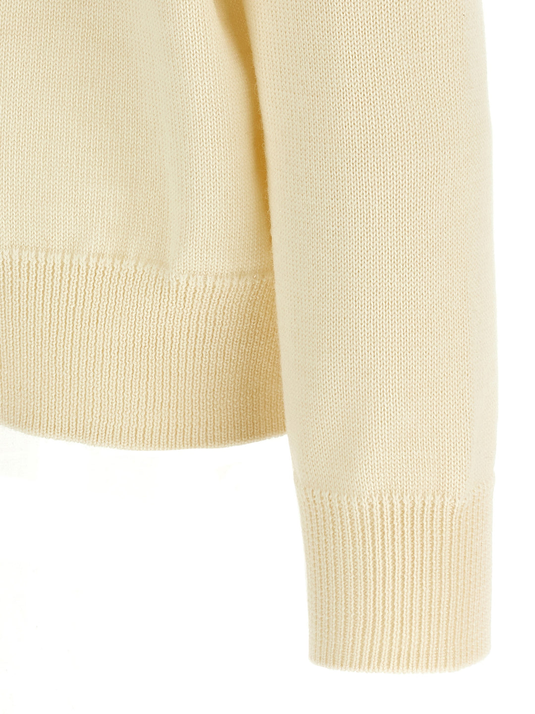 Jil Sander Wool Sweater Maglioni - Bianco | 0c83bc76d634e7dae8f0af0594ae31255f7ee5fd