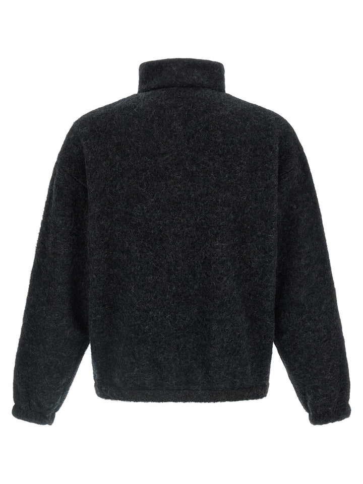 Jil Sander Half-Zip Felpe - Grigio | b552e9f830ed11d6addcc30eca9d9ca344931fe4