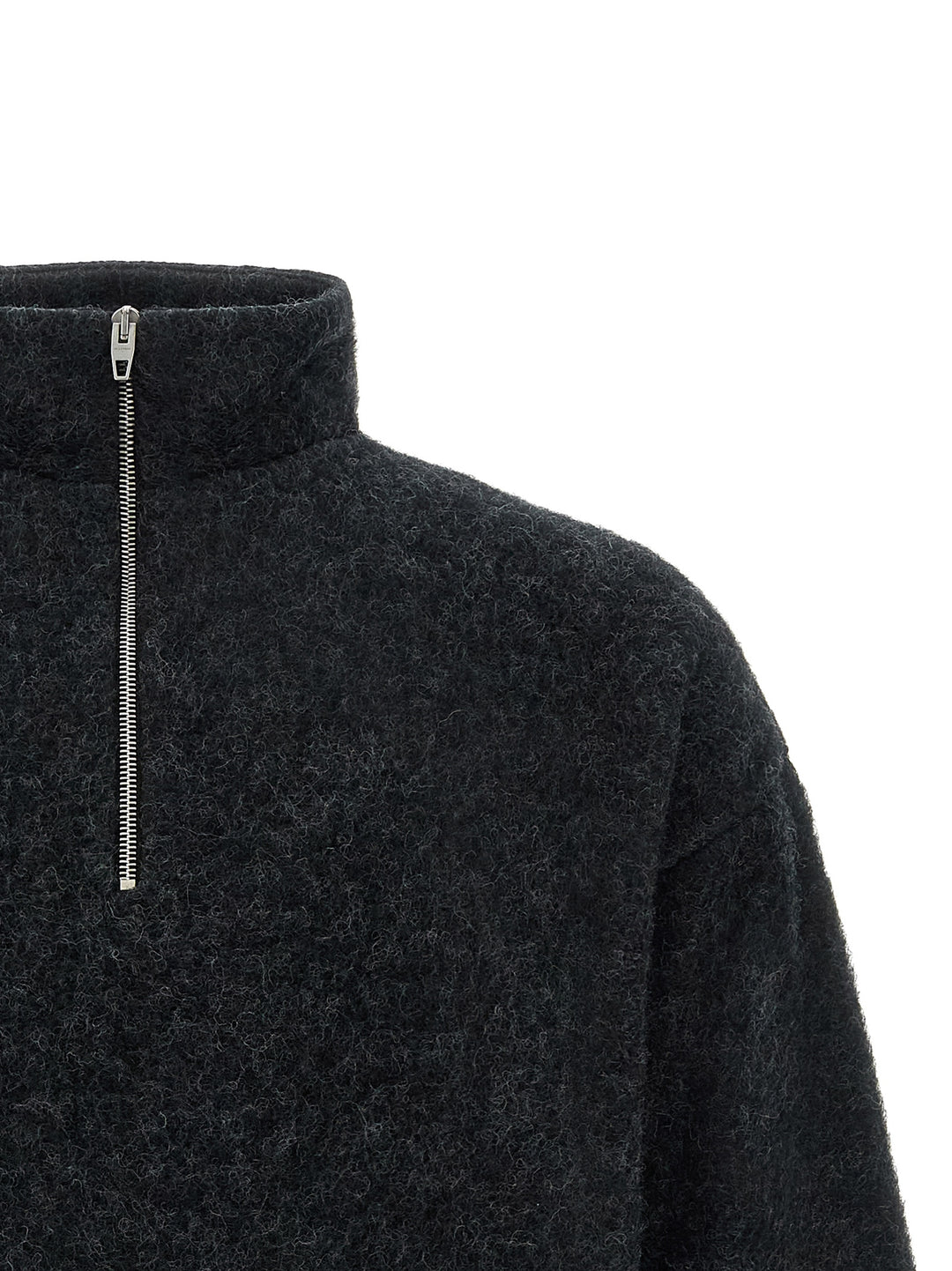 Jil Sander Half-Zip Felpe - Grigio | c6611052f74923c93a8ebacb1f4d180cd624fbb8