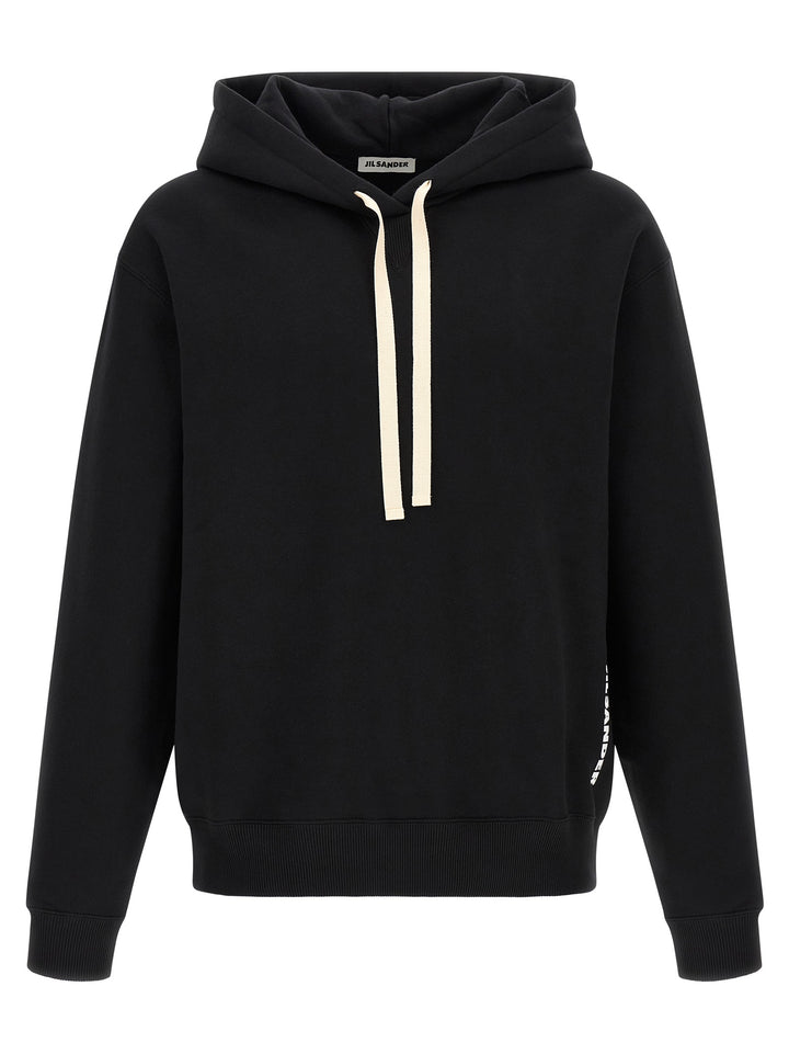 Jil Sander Cotton Hoodie Felpe - Nero | 9dce462d4c868c7dec48d55cdef34af768a7d715