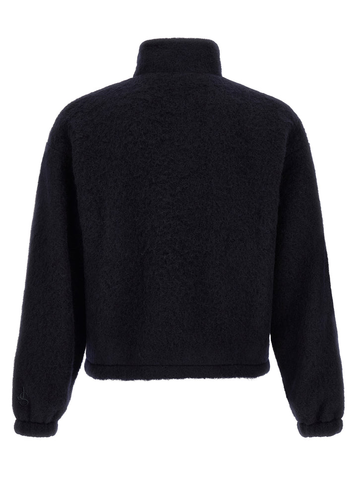 Jil Sander Zipped Felpe - Blu | 21a3abc6efc7ed1051e35288464234de28f0ab36