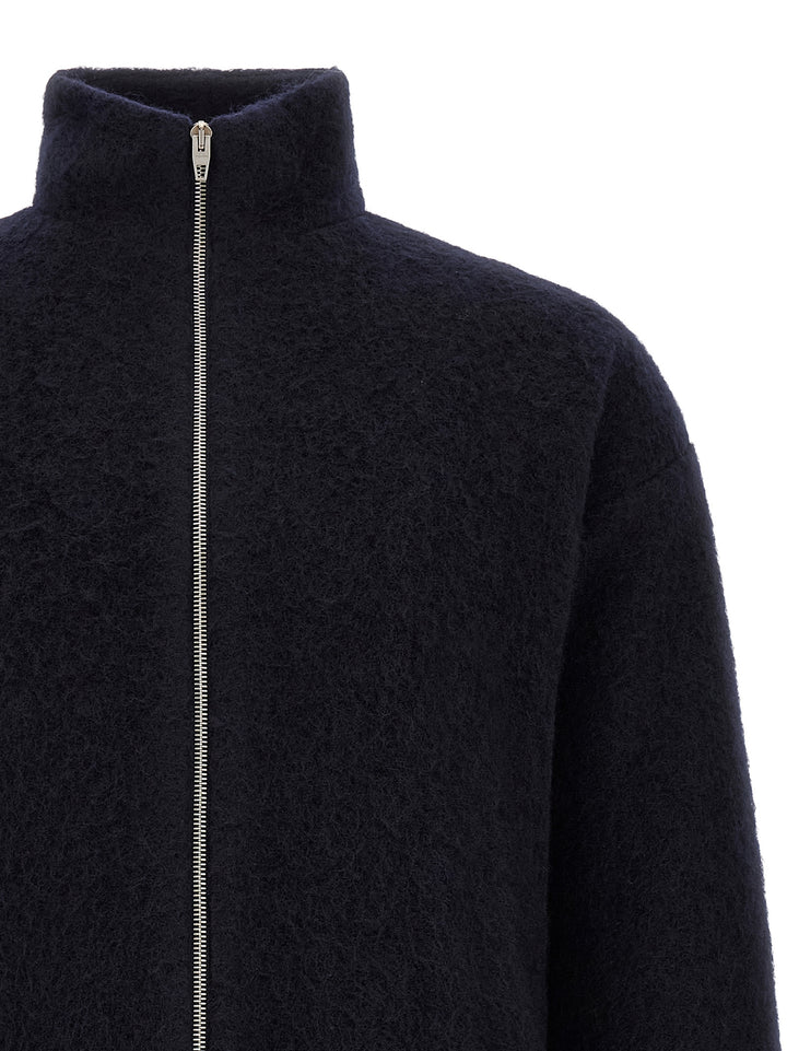 Jil Sander Zipped Felpe - Blu | ba5613ce3d359fe0ca3feb5e2fca1592c25c99c4