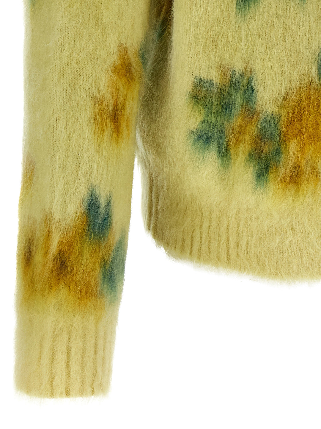 Jil Sander Mohair Cardigan Maglioni - Giallo | a42f4e41d7f94306d441a1daa2a9b31bc2042af4