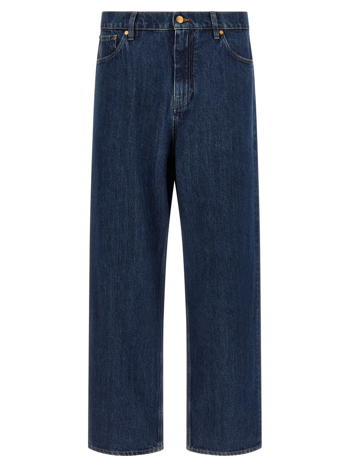 Jil Sander Straight Leg Jeans - Blu | 217e6c1f35d3ad33814af84f7a911150e79d0722