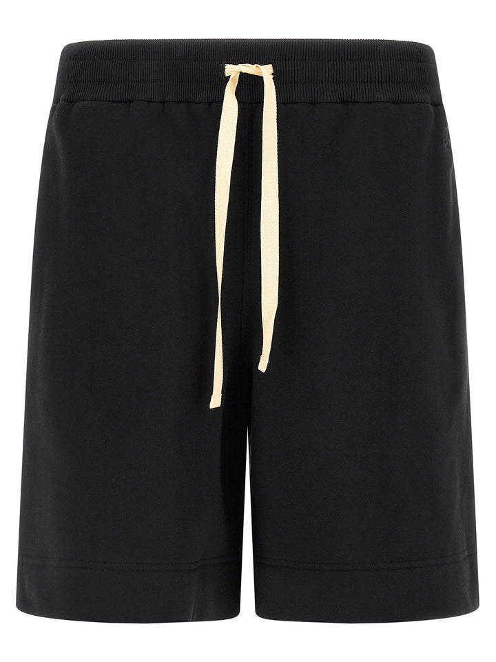 Jil Sander Embroidered Logo Bermuda Shorts Bermuda e Short - Nero | 04655b050565b283774e444927617fa99e1779c7
