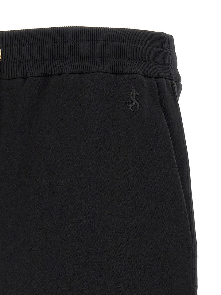 Jil Sander Embroidered Logo Bermuda Shorts Bermuda e Short - Nero | 58ffcb6e7e79138e1bd2f1e8e778ccd69cdb377f