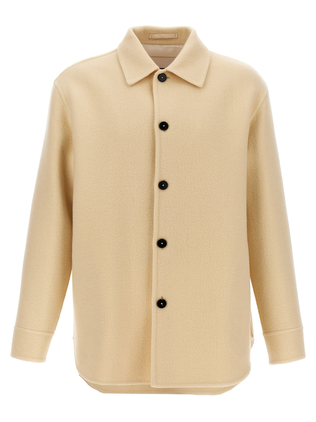Jil Sander Wool Coat Trench e Impermeabili - Beige | b082d08e96409e05df47e1c1c5e4c51728670123