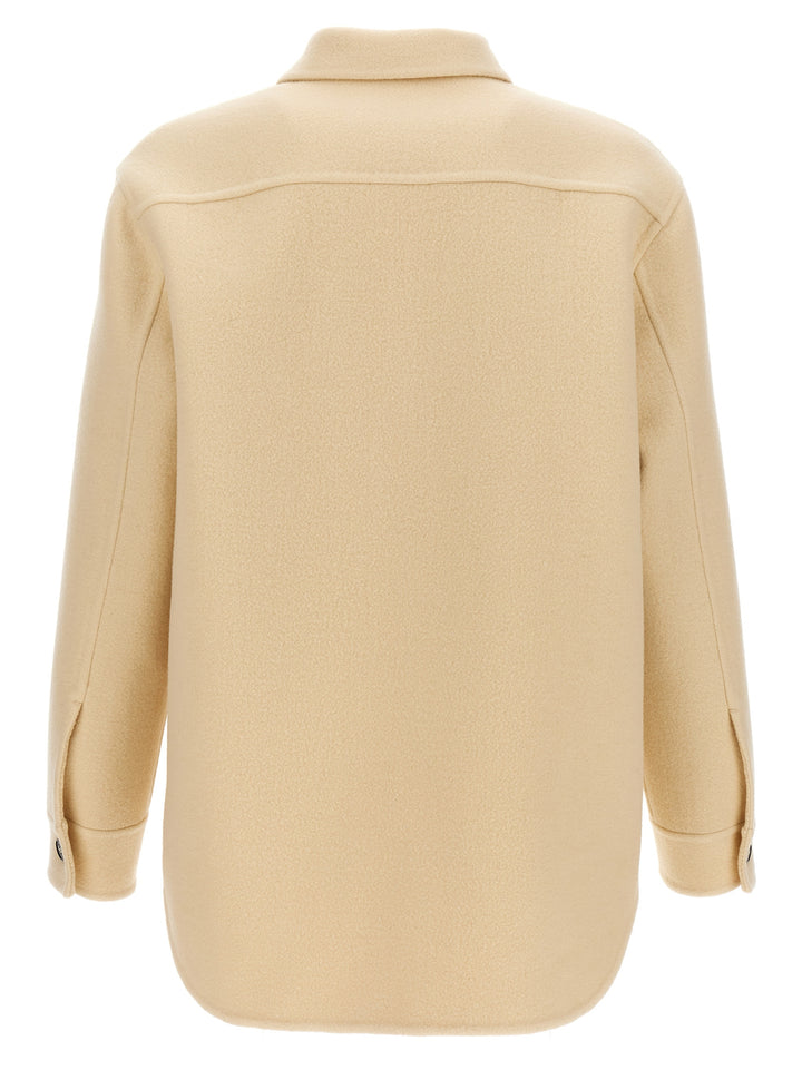 Jil Sander Wool Coat Trench e Impermeabili - Beige | 9e890abde6952c47ce5f36e5f6f5ffe32f947548