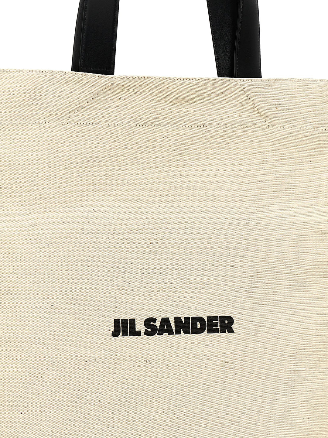 Jil Sander Flat Tote - Bianco/Nero | 881edb8839c151ea8b7e9e6d1207a54c93d17e0c