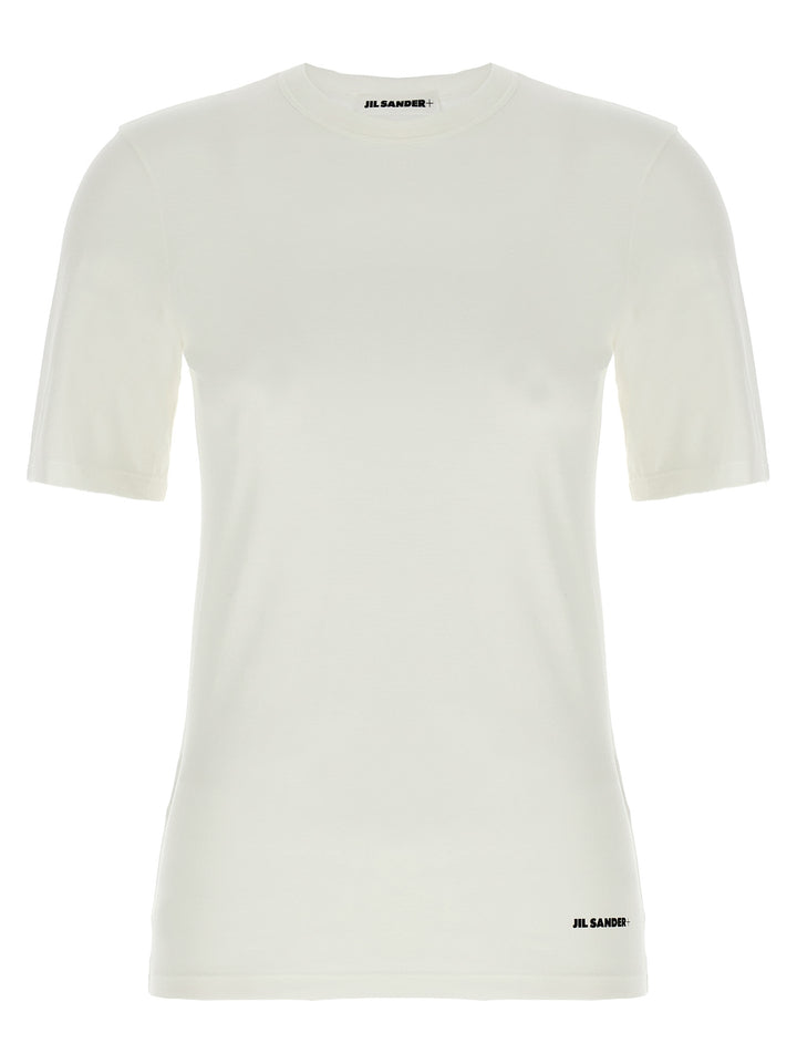 Jil Sander Logo T shirt - Bianco | 565e5d6423f244ad7afa1f0d6d38b84e6906367d