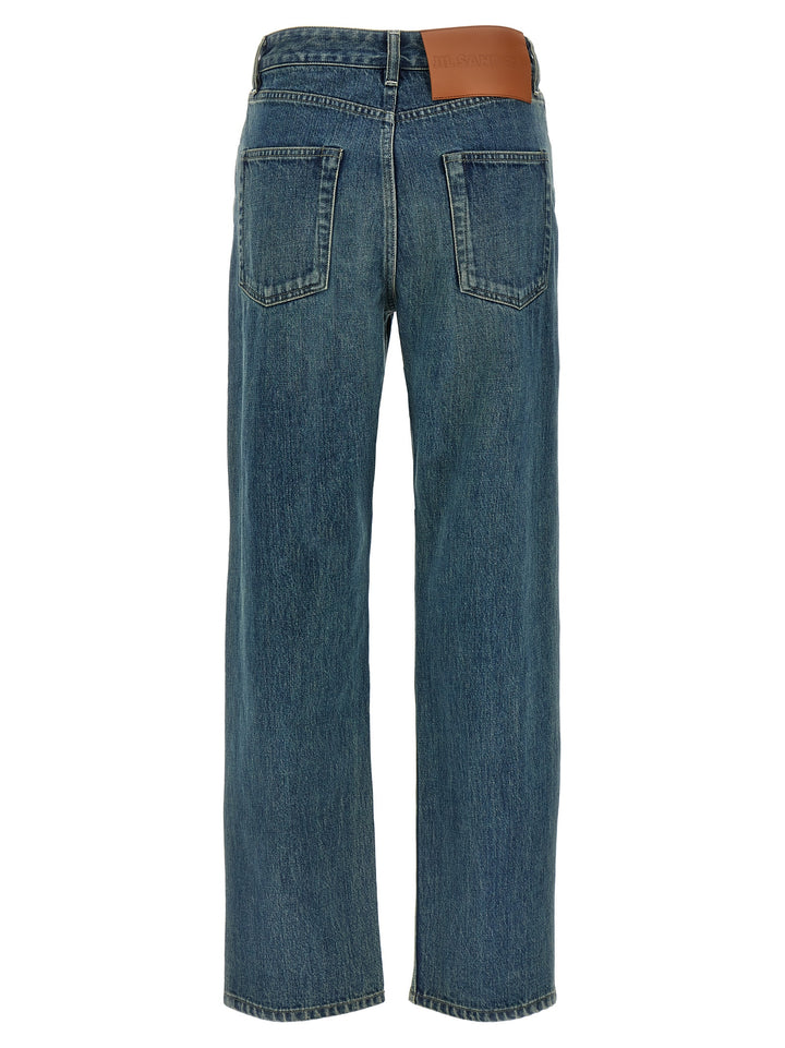 Jil Sander Slim Twist Jeans - Blu | 298bd3d1388c10801f9d7faf4e2f06f25091ce19