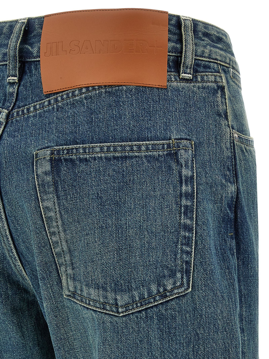 Jil Sander Slim Twist Jeans - Blu | ce8be56950ee1a0f8e691f196af0551e1fcc56b5