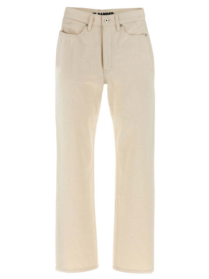 Jil Sander Japanese Denim Jeans - Beige | 68444b6d669829721fecf3066079f3606e622f12