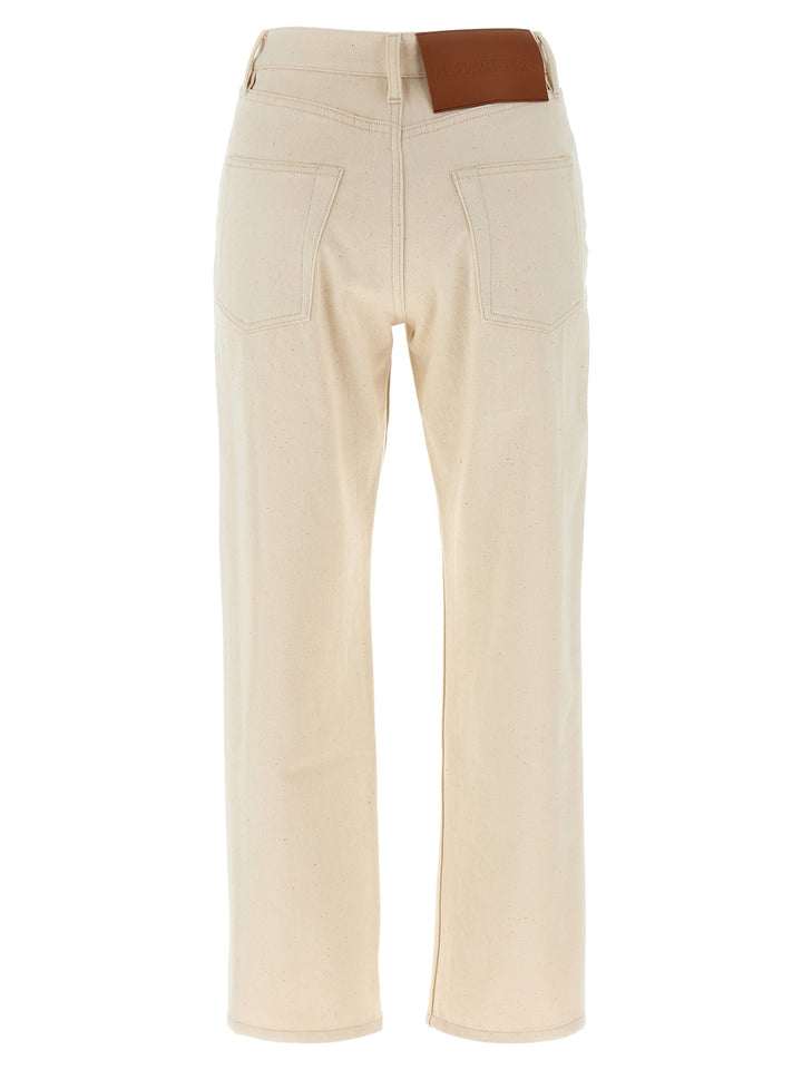 Jil Sander Japanese Denim Jeans - Beige | e6dcba4b2d91184ce3c154b2d06b9bb288d7b996