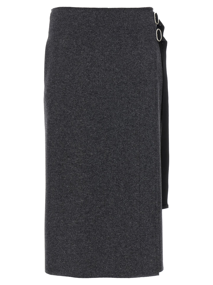 Jil Sander 157 Gonne - Grigio | a68941e1ba393f039cdf4c5ace85243954446dfb