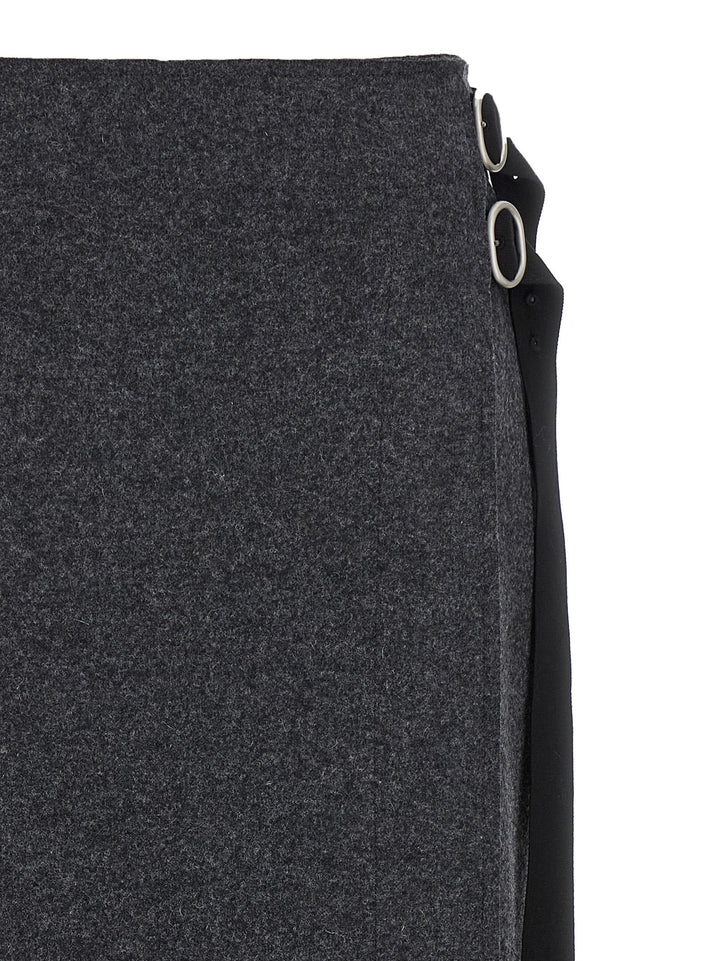 Jil Sander 157 Gonne - Grigio | 867d75a3af13fde16af86227baaad0145871a390
