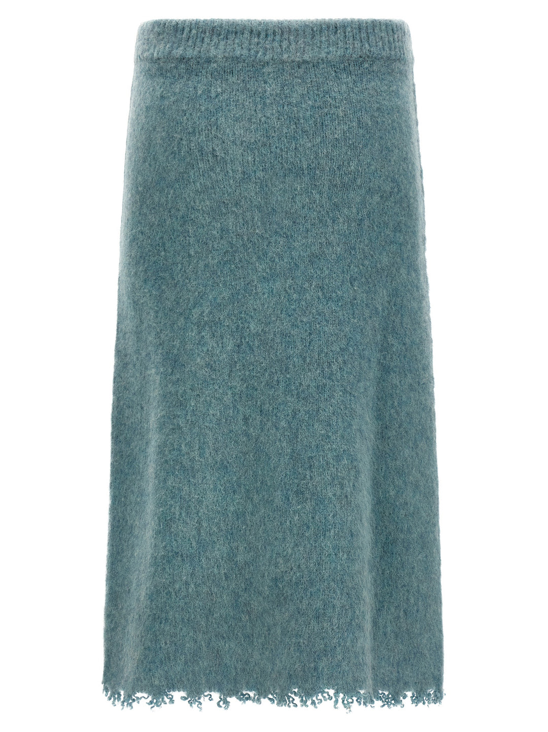 Jil Sander Wool Knit Skirt Gonne - Celeste | 2845034251076b096c267d2925b10fc90e8f7b4d
