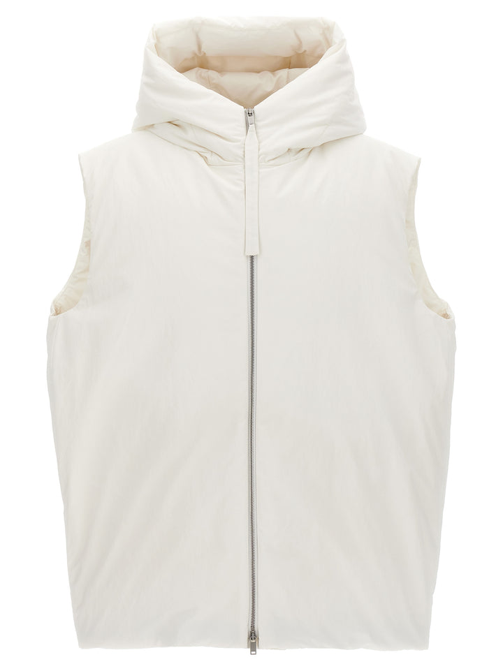 Jil Sander 01 Gilet - Bianco | b65100373a676c0729a4a4768ccc1cc4431fdb9c