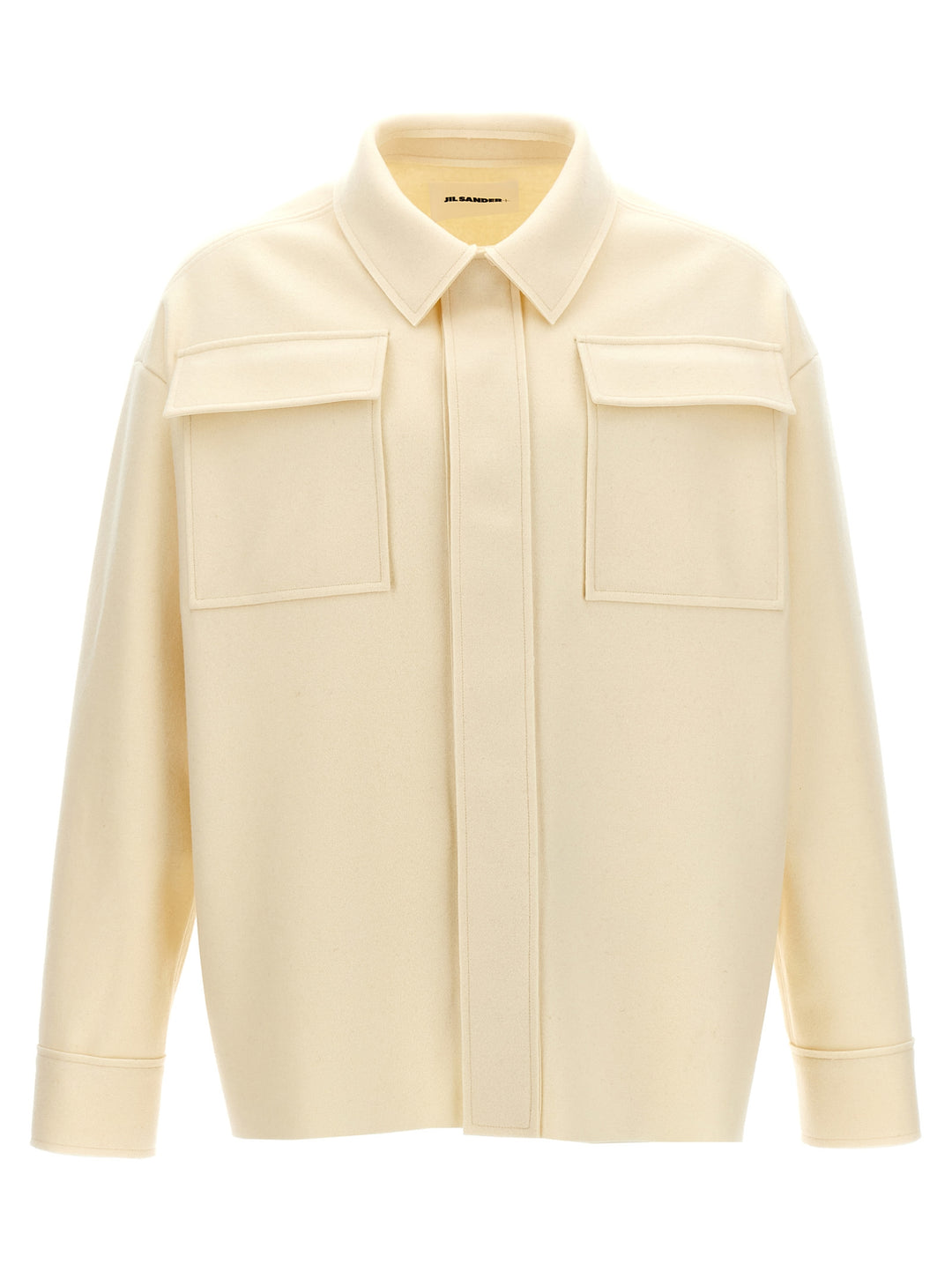 Jil Sander Cloth Shirt Camicie - Bianco | b04746ab2123e76b24489fd4a484437e77877ba1