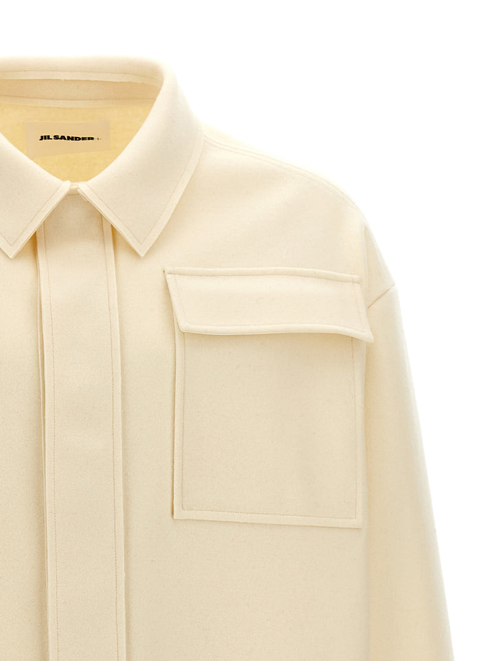 Jil Sander Cloth Shirt Camicie - Bianco | 8afe761c8ad85ad208d175e242c8b0b17a4d0c29