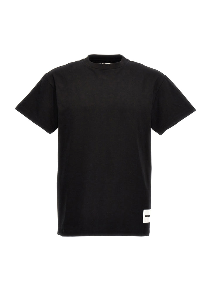 Jil Sander 3-Pack Logo Patch T shirt - Multicolor | 39def2cf1a5133e9c4897be96a06ceb4d252512c