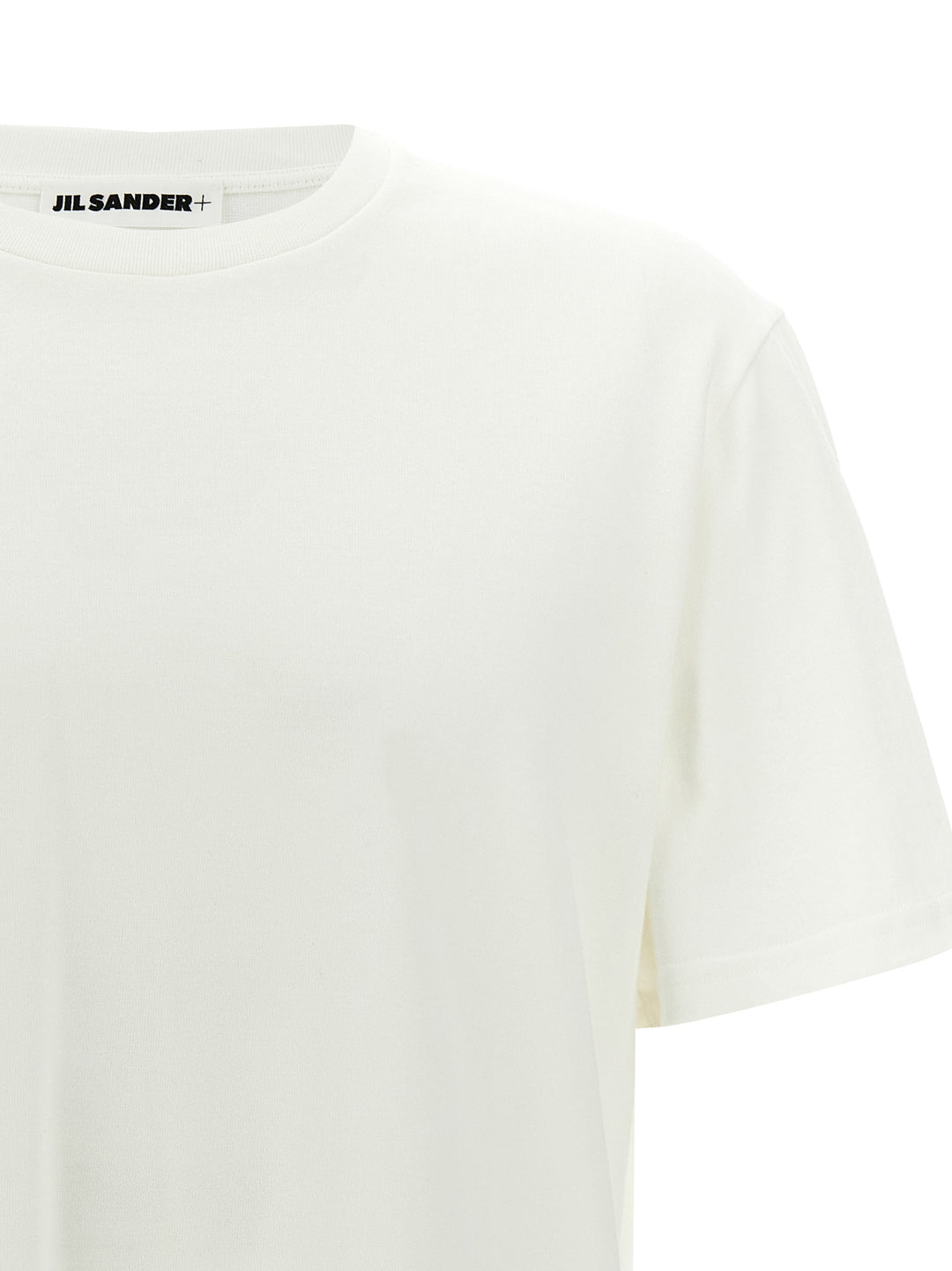 Jil Sander Logo Patch T shirt - Bianco | f9d2e81eeef61d7a52dcc5cb0689360590032e07
