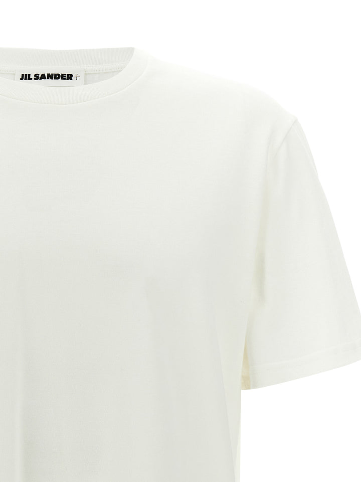 Jil Sander Logo Patch T shirt - Bianco | f9d2e81eeef61d7a52dcc5cb0689360590032e07