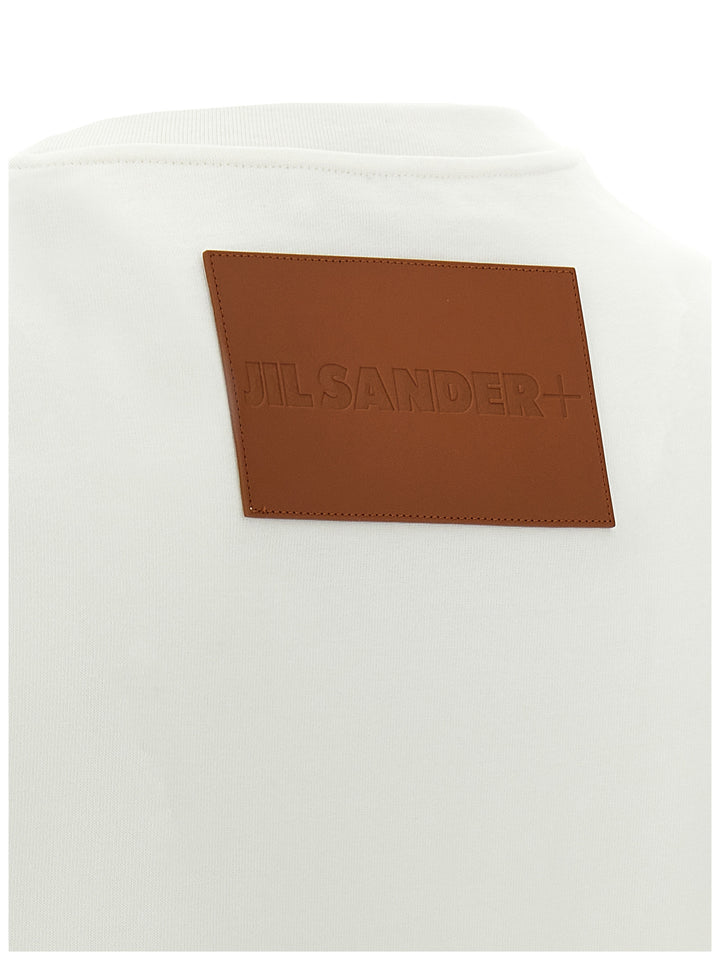 Jil Sander Logo Patch T shirt - Bianco | e8f54df25a23b54a8c80105e97925d84cacc7f23