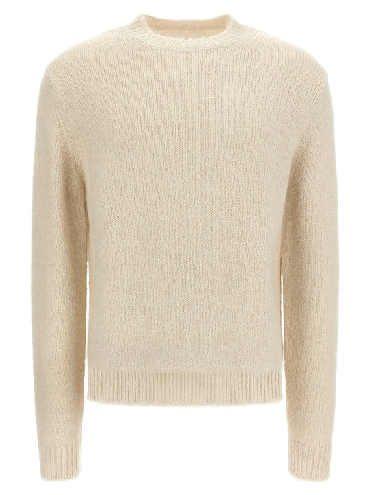 Alpaca Wool Sweater Maglioni Bianco