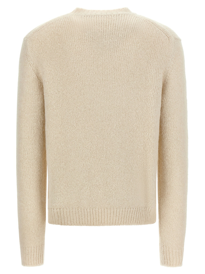 Jil Sander Alpaca Wool Sweater Maglioni - Bianco | bc64eea08a56d6de59b256435d215b7785c76163