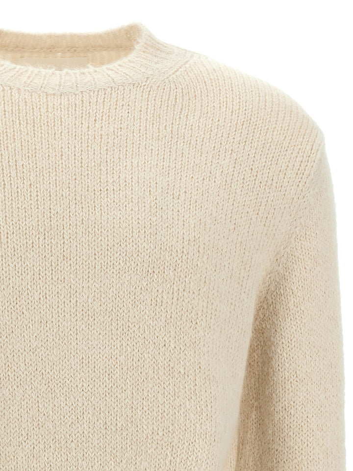 Jil Sander Alpaca Wool Sweater Maglioni - Bianco | c622c313d60bff93e8f815340b9afa53bfd779d9
