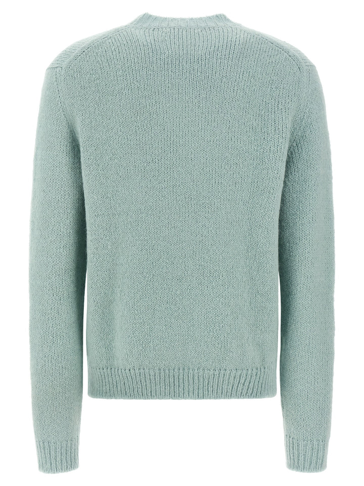 Jil Sander Alpaca Wool Sweater Maglioni - Celeste | 74d21e837c57c09672d1959c53a2fca59a30595f