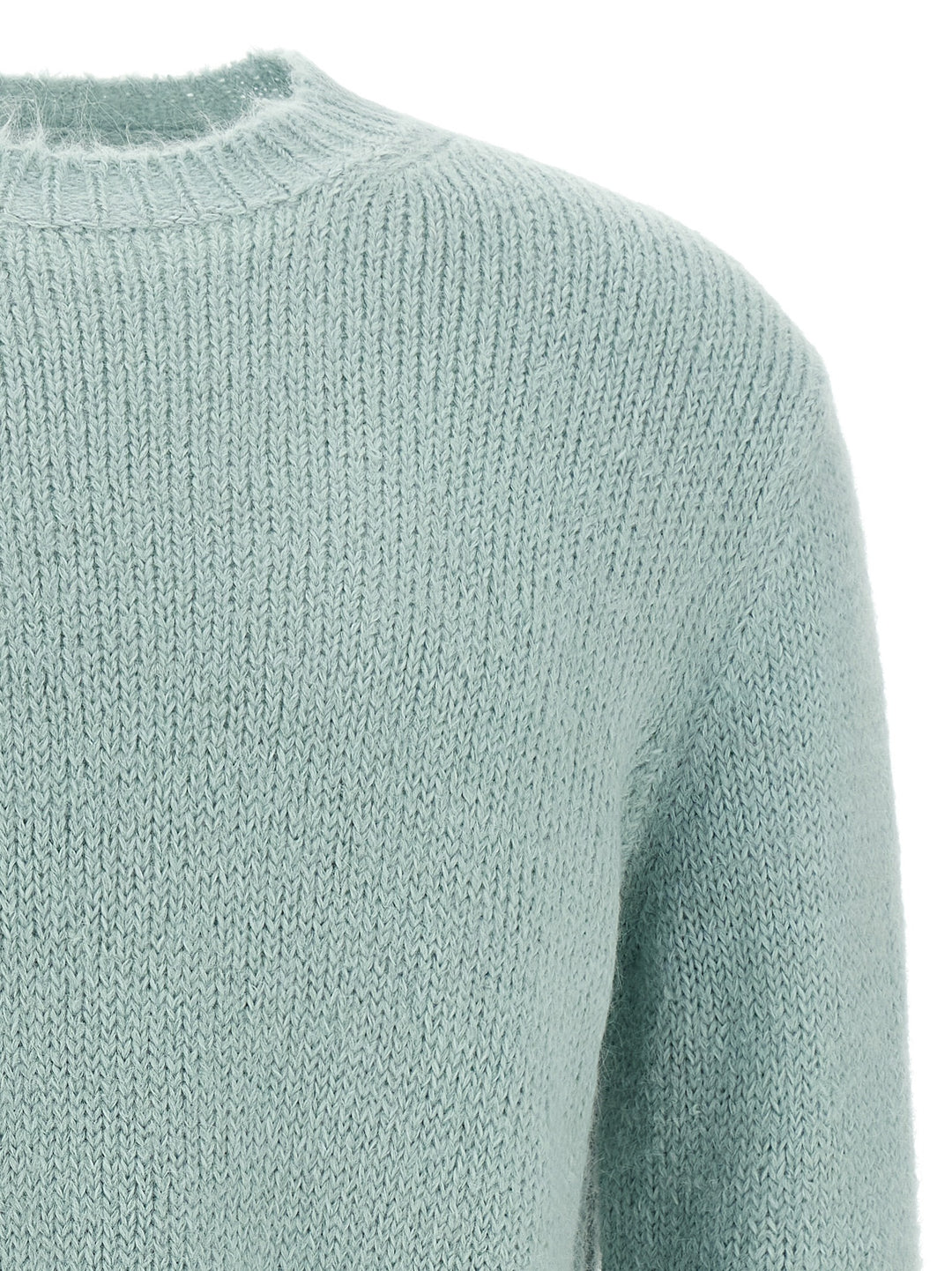 Jil Sander Alpaca Wool Sweater Maglioni - Celeste | 84184c426515d9464d6ad843ab89546771bc0995