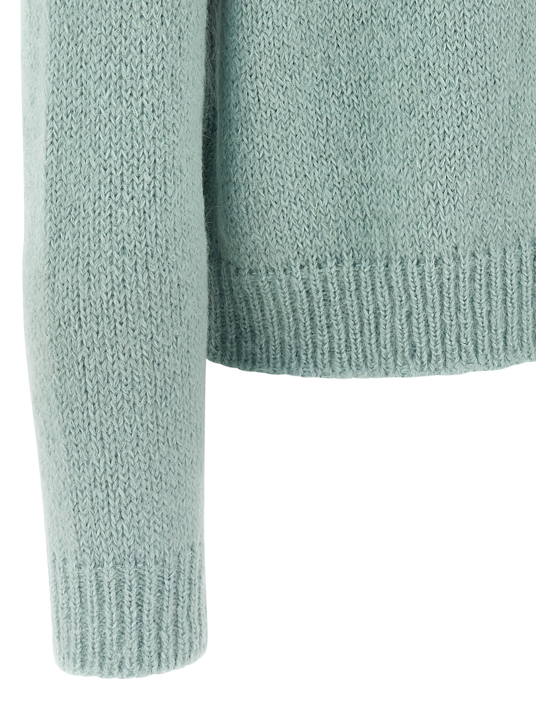 Jil Sander Alpaca Wool Sweater Maglioni - Celeste | 2ae67211f5e733b886eacae570650679db354628