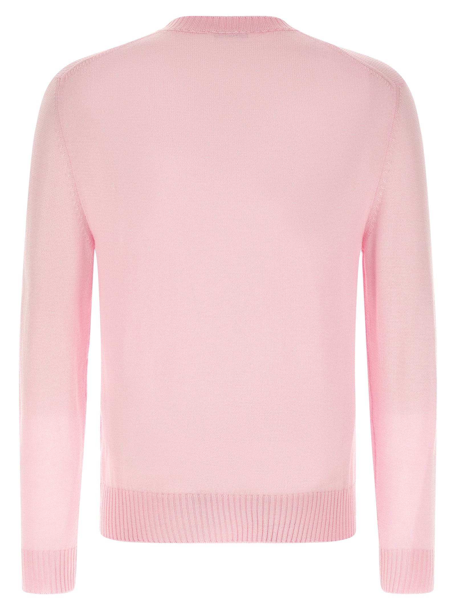 Jil Sander Logo Embroidery Sweater Maglioni - Rosa | a59c5d94224e433ca70e46cd6cbfbc54e66128d0