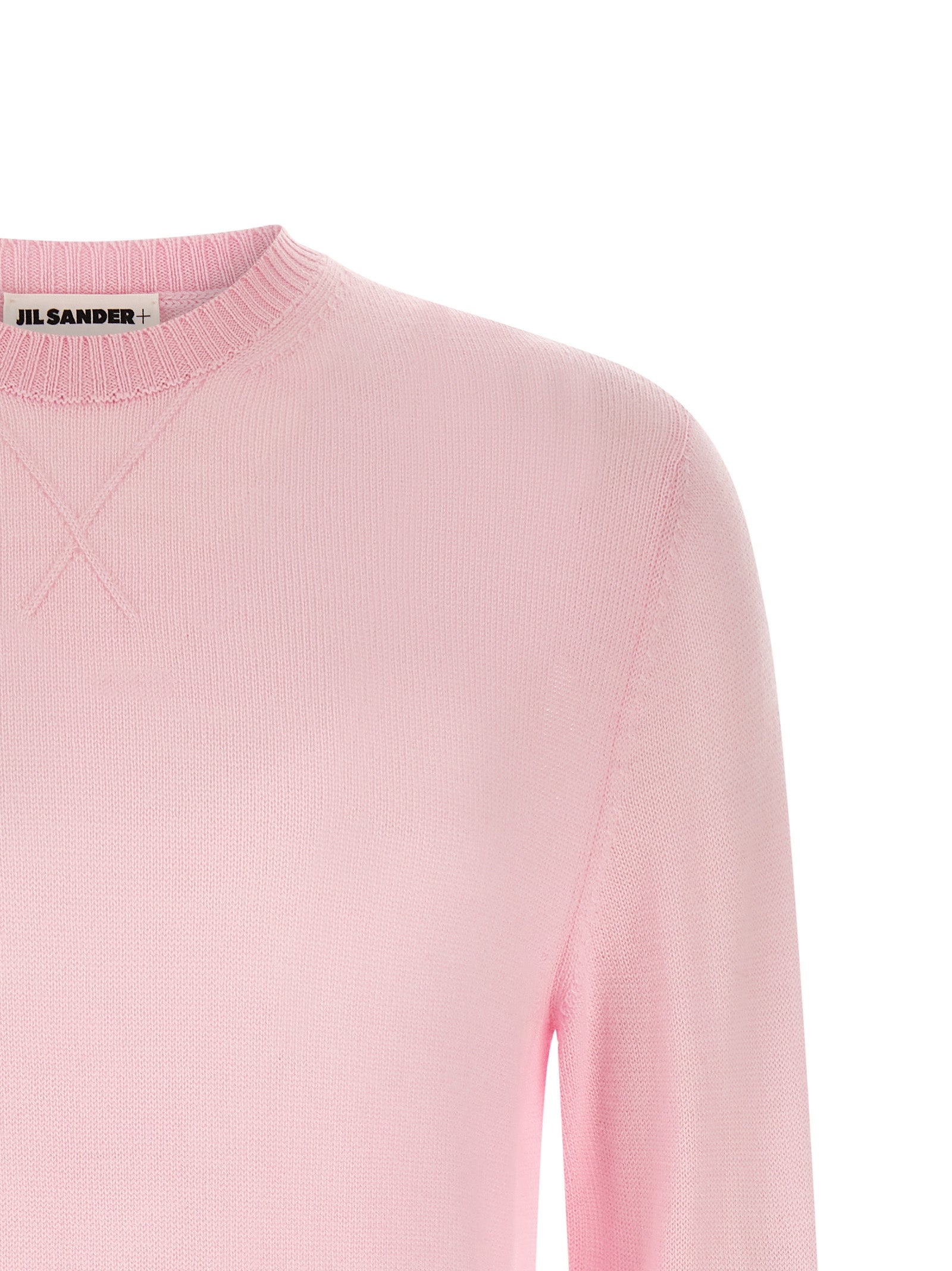 Jil Sander Logo Embroidery Sweater Maglioni - Rosa | daddae4bc2c2f333358d04799acf269dc20451b1