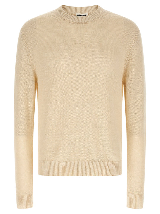 Silk Hemp Sweater Maglioni Beige